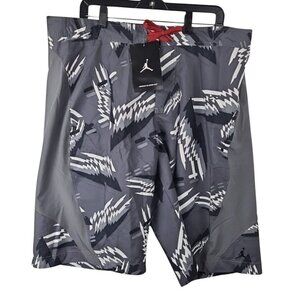 Air Jordan Grey Black Shorts Retro 11 Men Casual Size 38